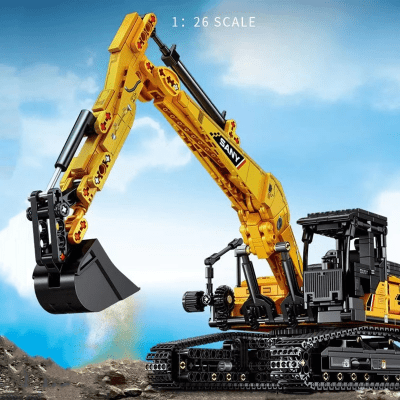 Bloc de Construction - ExcavatorModelsBuilding™ - Les Petits Bâtisseurs