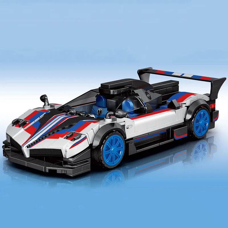 Bloc de Construction - CarAssemblageBlocks™ - Blanc - Les Petits Bâtisseurs