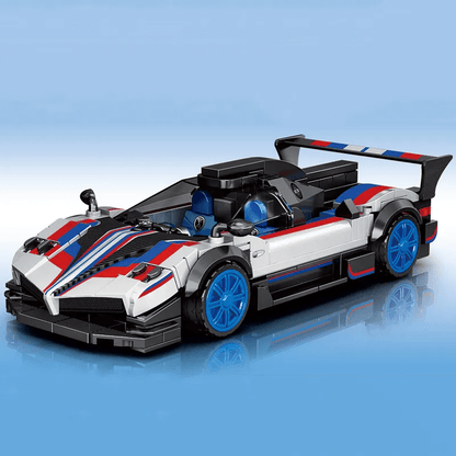 Bloc de Construction - CarAssemblageBlocks™ - Blanc - Les Petits Bâtisseurs