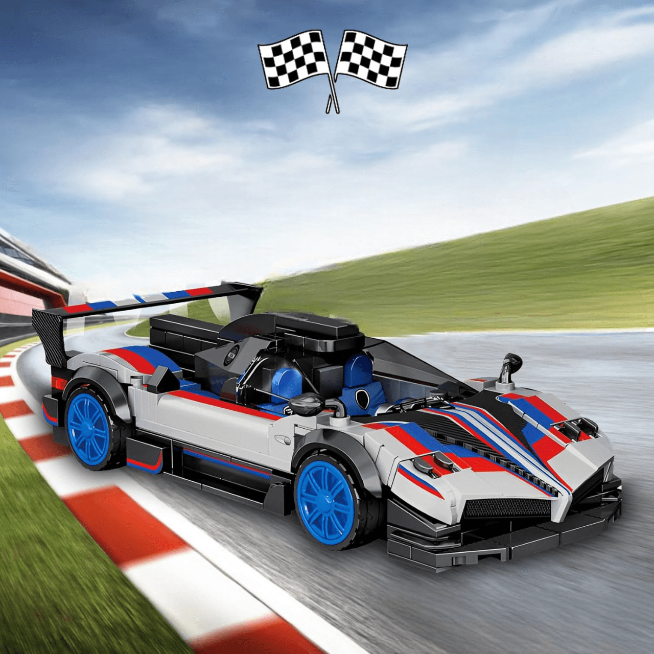 Bloc de Construction - CarAssemblageBlocks™ - Blanc - Les Petits Bâtisseurs