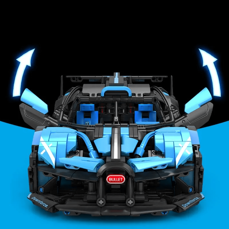 Bloc de Construction - CarAssemblageBlocks™ - Bleu - Les Petits Bâtisseurs