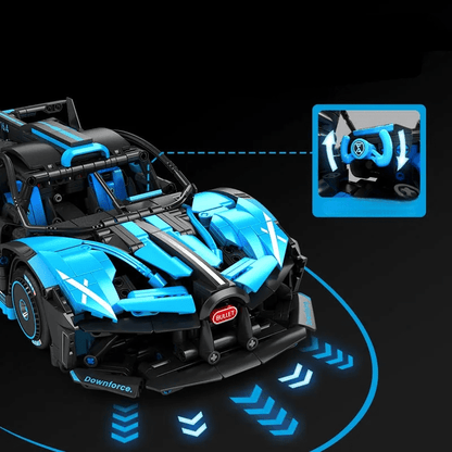 Bloc de Construction - CarAssemblageBlocks™ - Bleu - Les Petits Bâtisseurs