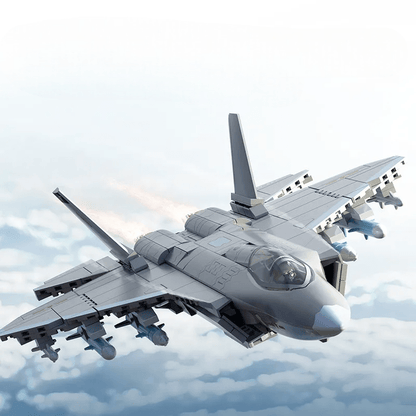 Bloc de Construction - FighterJetAssemblage™ - Les Petits Bâtisseurs