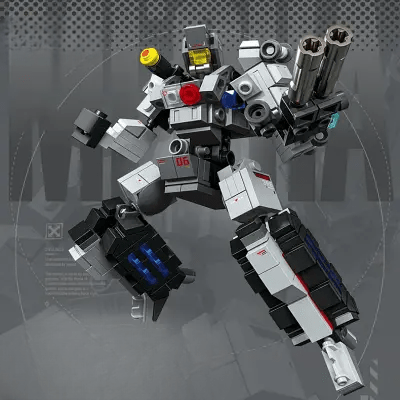 Jouet Robot - KidsTransformingRobot™ - Blanc - Les Petits Bâtisseurs