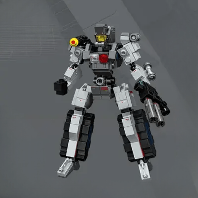 Jouet Robot - KidsTransformingRobot™ - Blanc - Les Petits Bâtisseurs