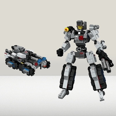 Jouet Robot - KidsTransformingRobot™ - Blanc - Les Petits Bâtisseurs