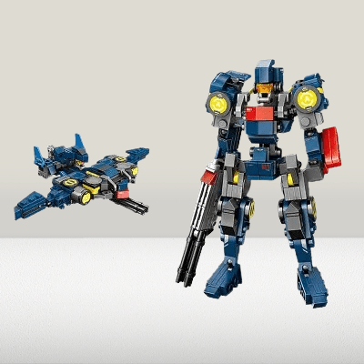 Jouet Robot - KidsTransformingRobot™ - Bleu - Les Petits Bâtisseurs