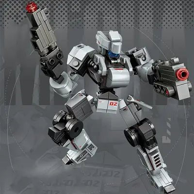 Jouet Robot - KidsTransformingRobot™ - Gris - Les Petits Bâtisseurs