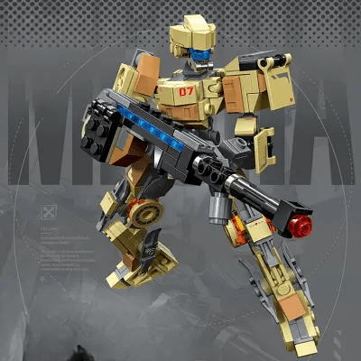 Jouet Robot - KidsTransformingRobot™ - Jaune - Les Petits Bâtisseurs