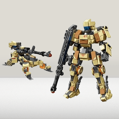 Jouet Robot - KidsTransformingRobot™ - Jaune - Les Petits Bâtisseurs