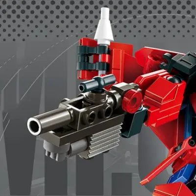 Jouet Robot - KidsTransformingRobot™ - Rouge - Les Petits Bâtisseurs