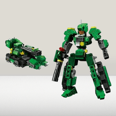 Jouet Robot - KidsTransformingRobot™ - Vert - Les Petits Bâtisseurs