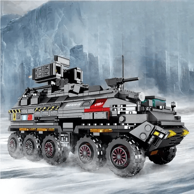 Jouet Voiture - ArmoredVehicleToys™ - Tank Gris - Les Petits Bâtisseurs