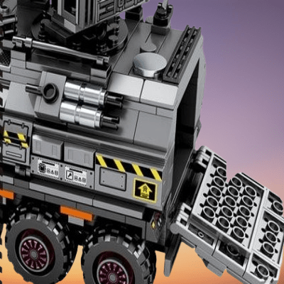 Jouet Voiture - ArmoredVehicleToys™ - Tank Gris - Les Petits Bâtisseurs