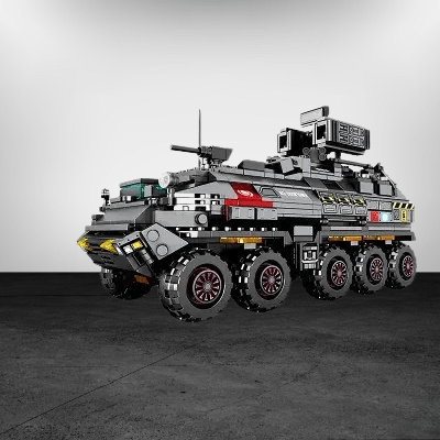 Jouet Voiture - ArmoredVehicleToys™ - Tank Gris - Les Petits Bâtisseurs